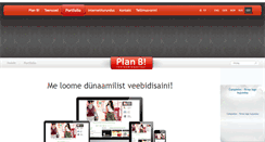 Desktop Screenshot of planb.ee
