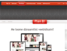 Tablet Screenshot of planb.ee