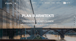 Desktop Screenshot of planb.si
