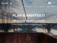 Tablet Screenshot of planb.si