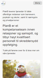 Mobile Screenshot of planb.no